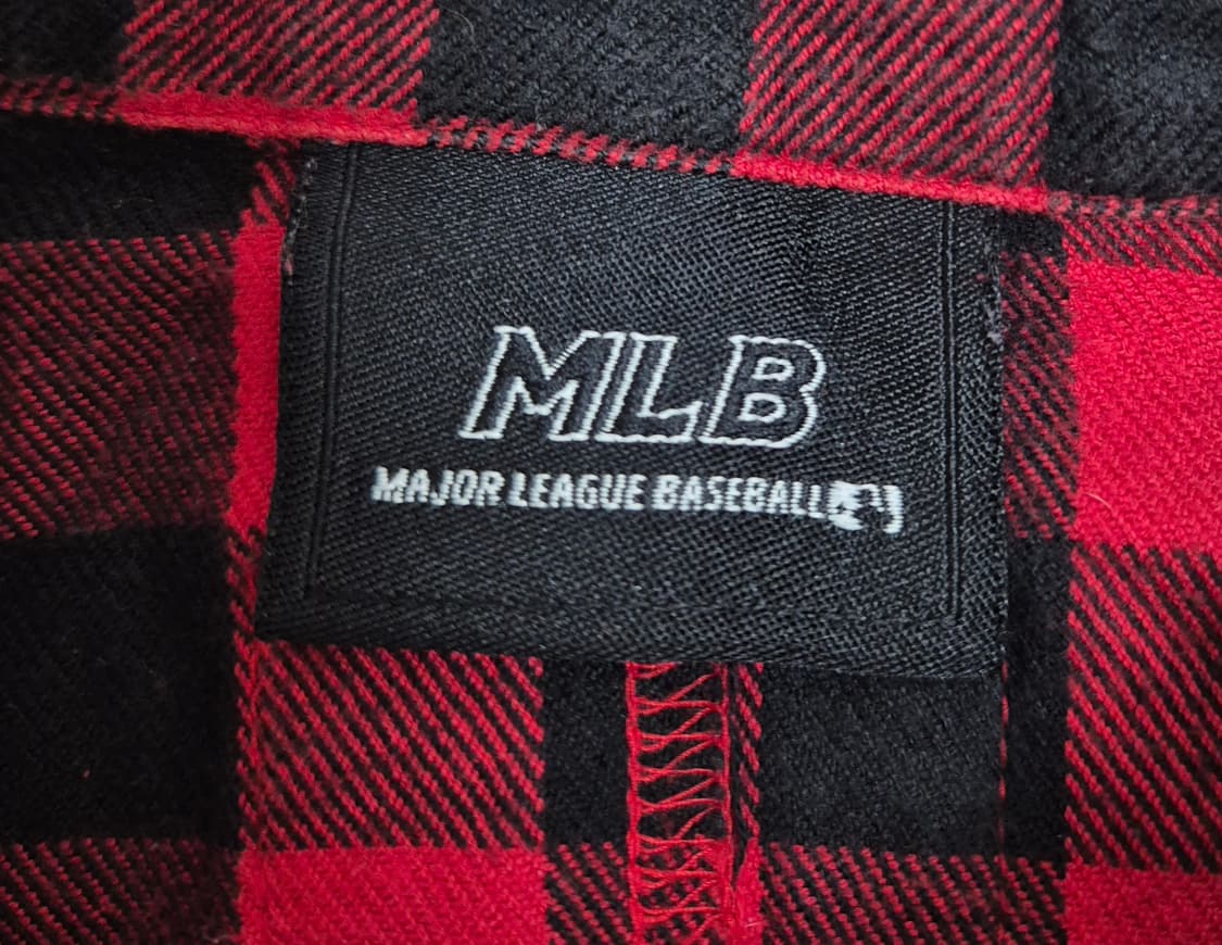 MLB 뉴욕양키스 체크셔츠 상품이미지3