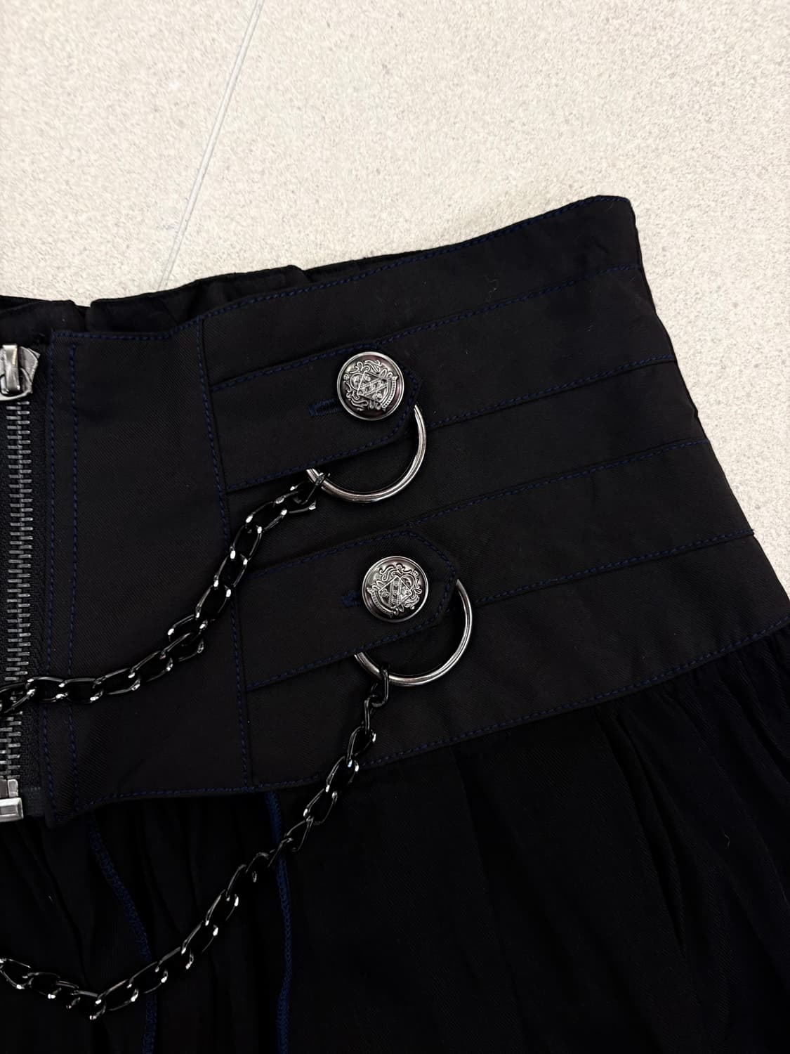 펑크 레이어드 스커트 상품이미지2