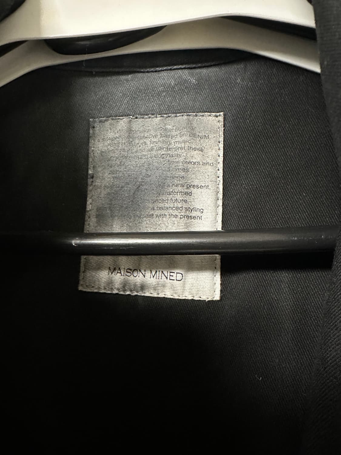 메종미네드 레이커브 워싱데님 그레이 자켓 M 상품이미지3