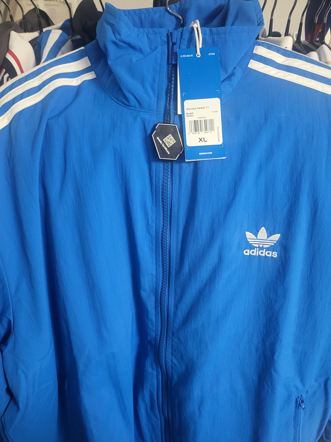 아디다스 우븐 트랙탑 져지 XL 택 O 새상품 상품이미지1