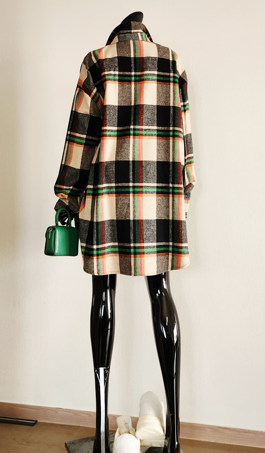 체크 셔츠형 자켓  상품이미지5