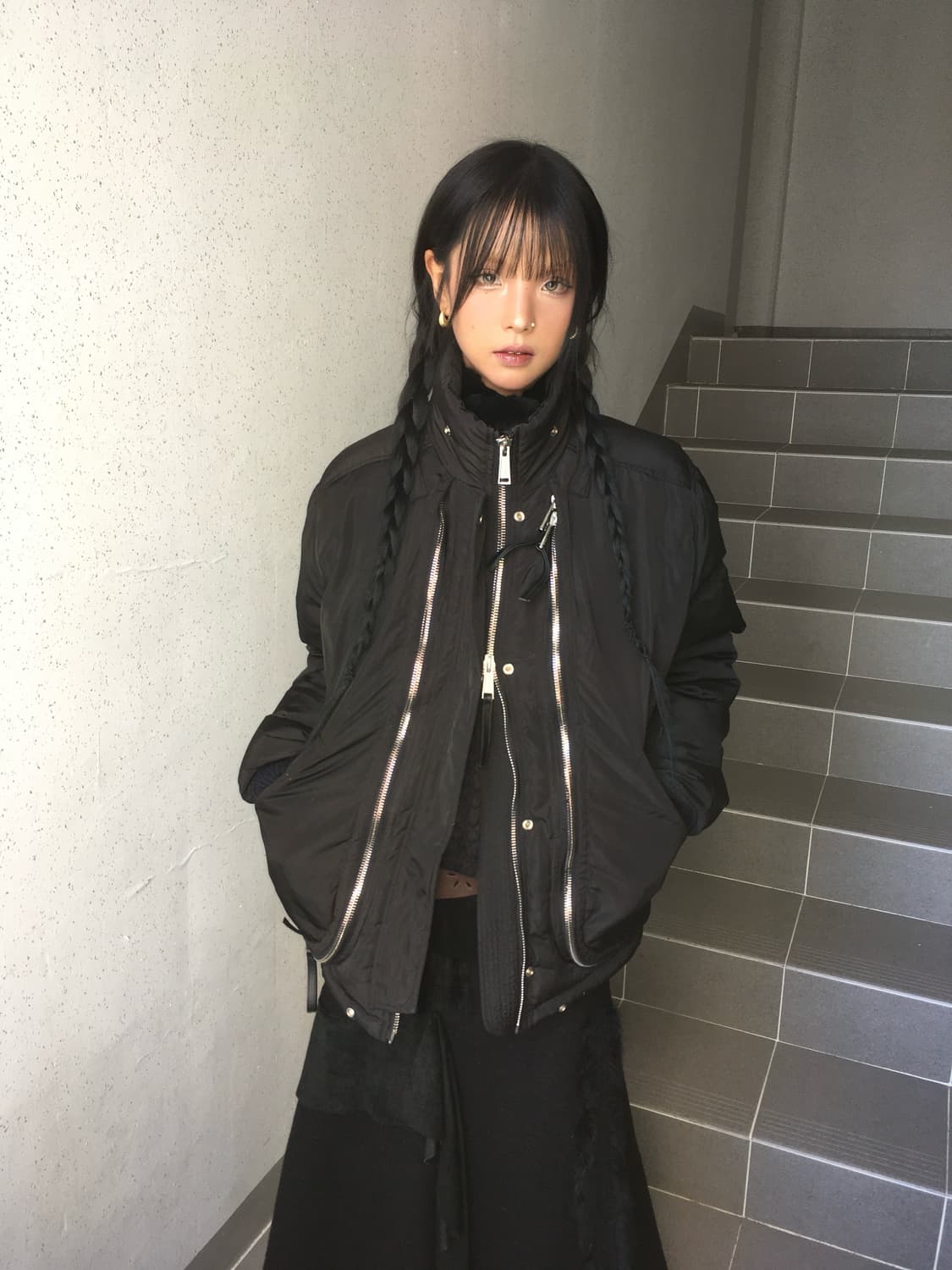 Dsquared zipper layer puffer jacket  상품이미지3