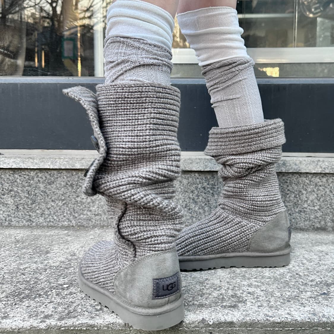 00s 그레이 니트 어그 카디 부츠 상품이미지8