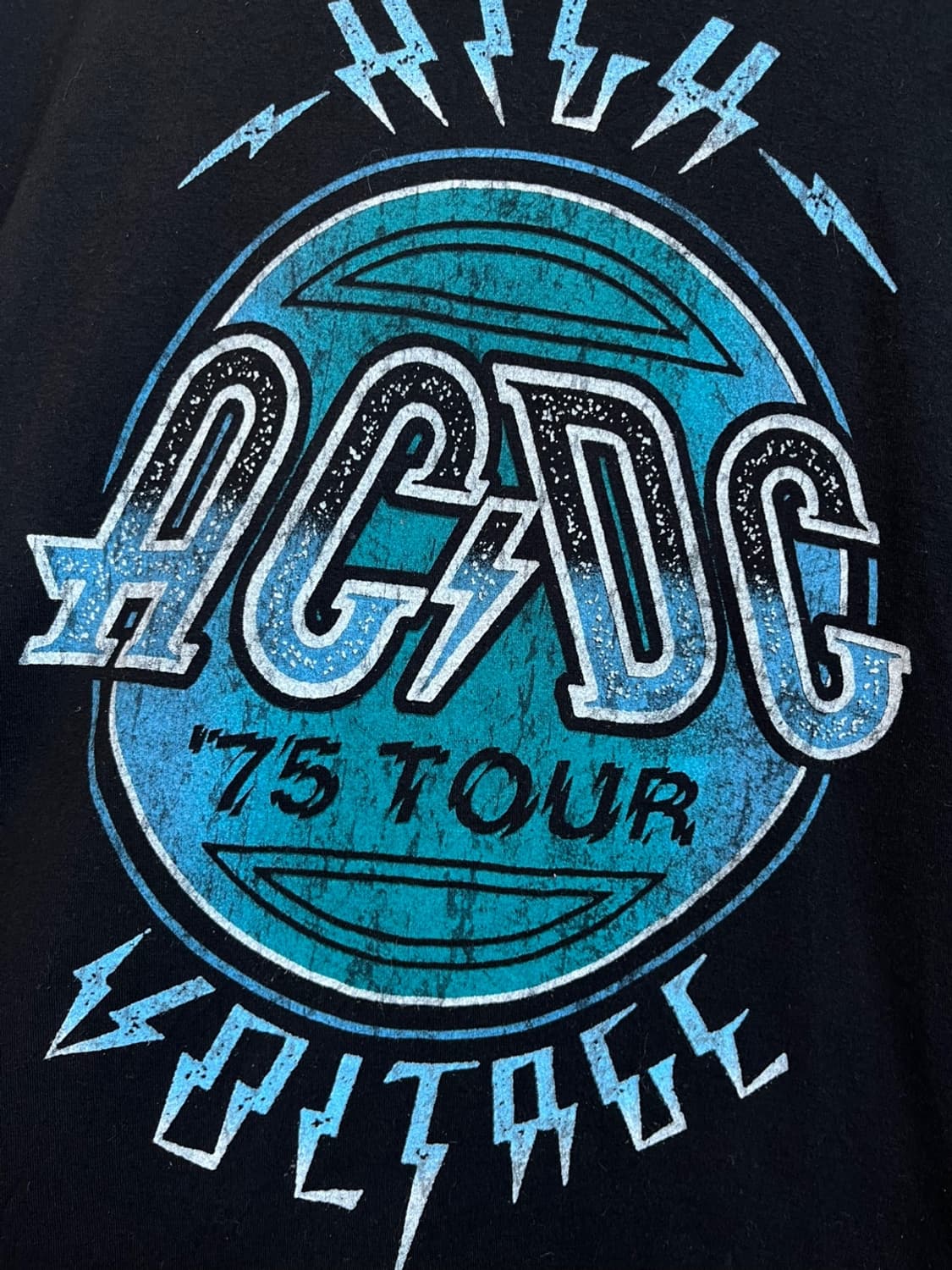 ACDC 75 TOUR 슬리브리스 나시 Made in MEXICO 상품이미지2