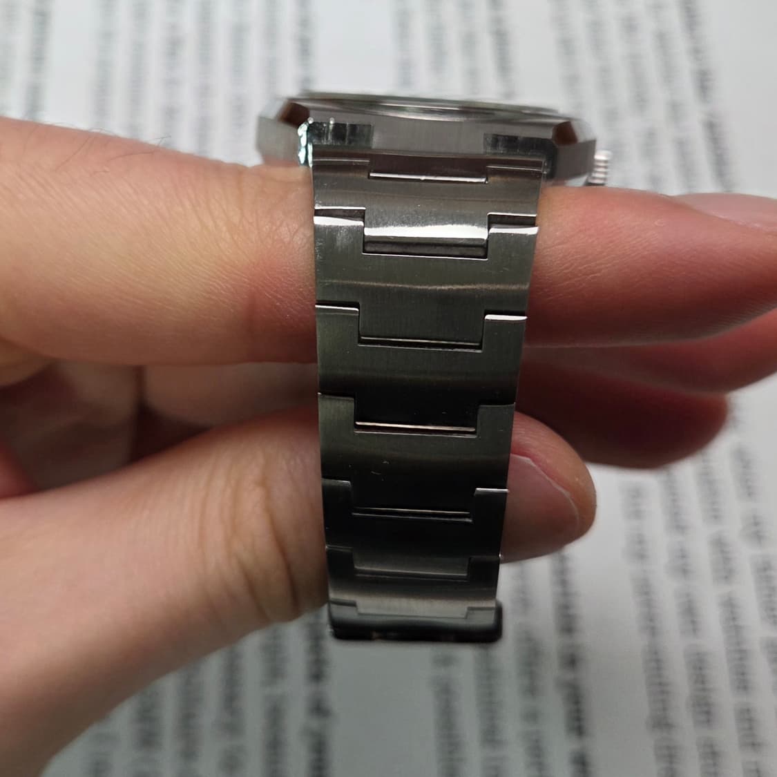 빈티지 라도 골든가젤 투톤레드(붉은말의해) 데이데이트 오토매틱 브레이슬릿 상품이미지6