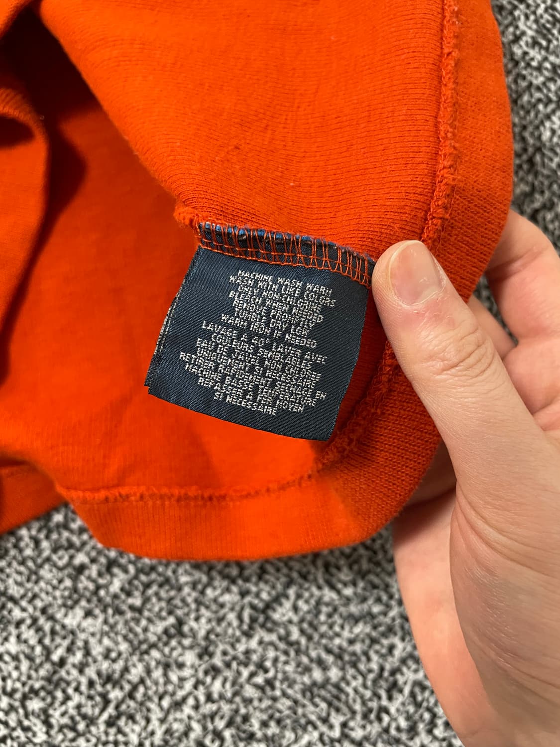 빈티지9. 폴로랄프로렌 하프집업 아노락 봄 니트 스웨터 오렌지 상품이미지6