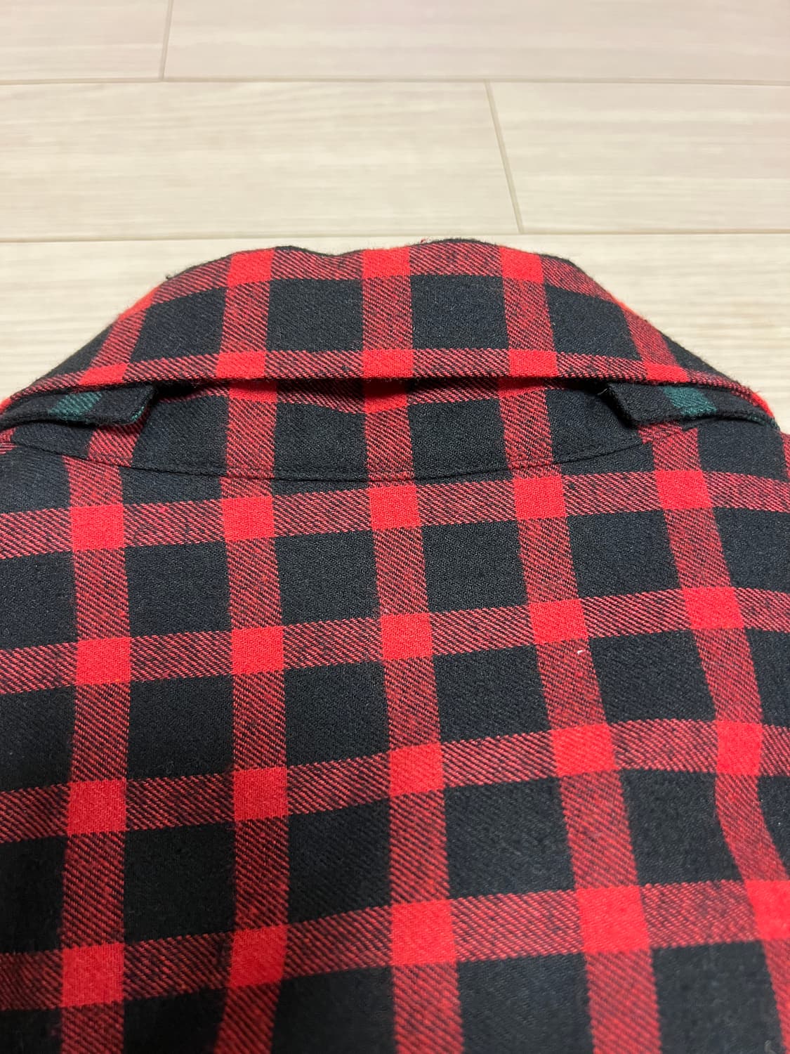 SYSTEM HOMME 19 F/W 레이어드 체크 오버핏 셔츠 자켓 상품이미지8