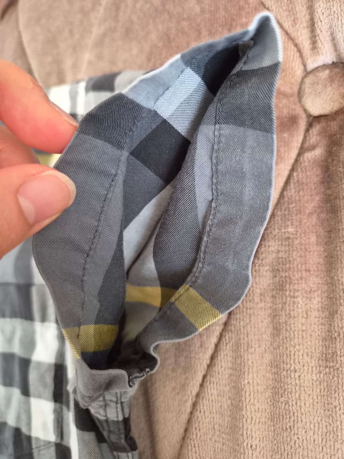 버버리 키즈 체크반팔셔츠 4Y사이즈 상품이미지5