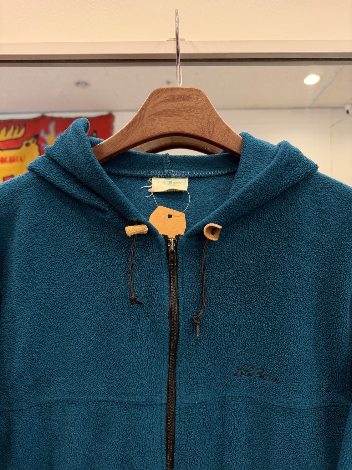 80-90s L.L.Bean 엘엘빈 플리스 후드 집업 자켓 상품이미지2