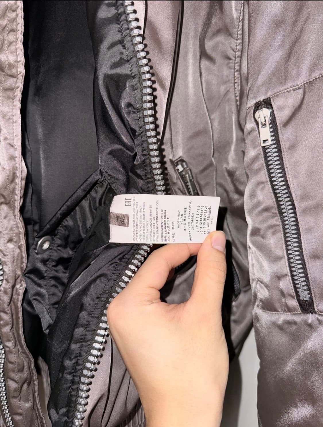 [50] masion margiela 16fw 보머자켓 상품이미지5