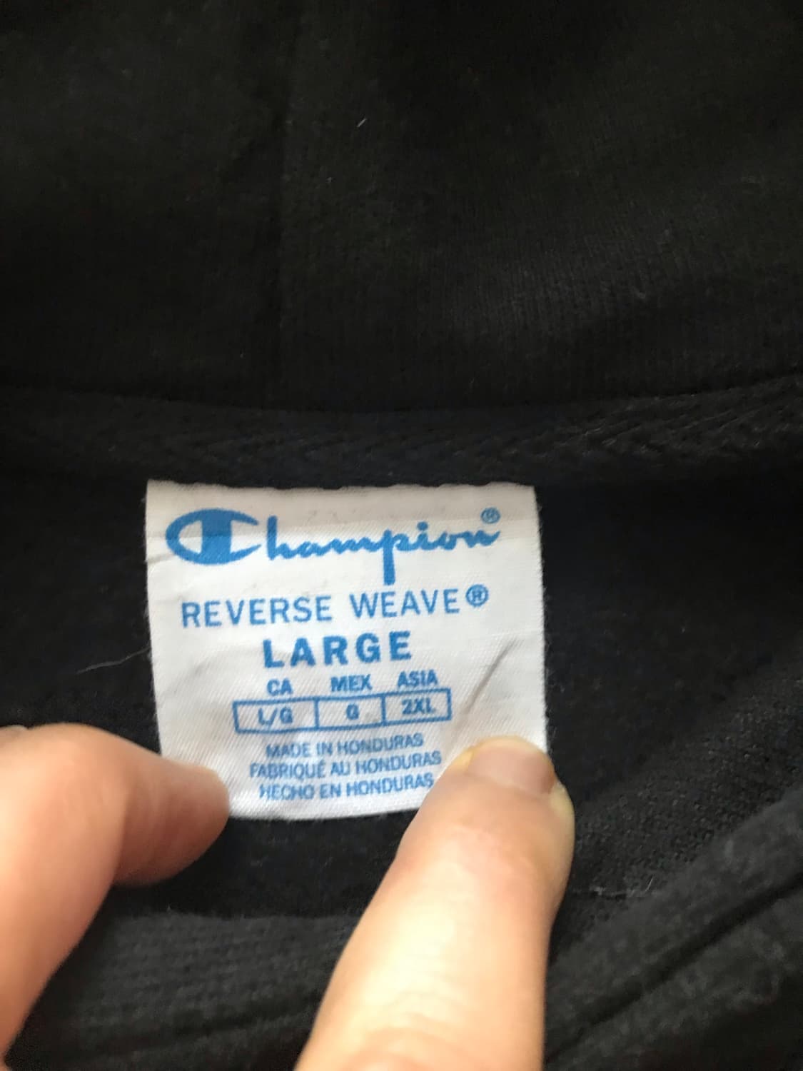 챔피언 X DV-라이언 블랙  후드 L 상품이미지6