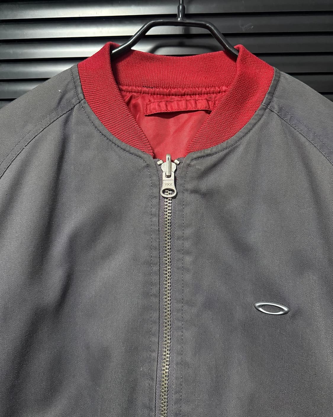 오클리 MA-1 항공 점퍼 배색 리버시블 블루종 봄버 레드 L 100 상품이미지4