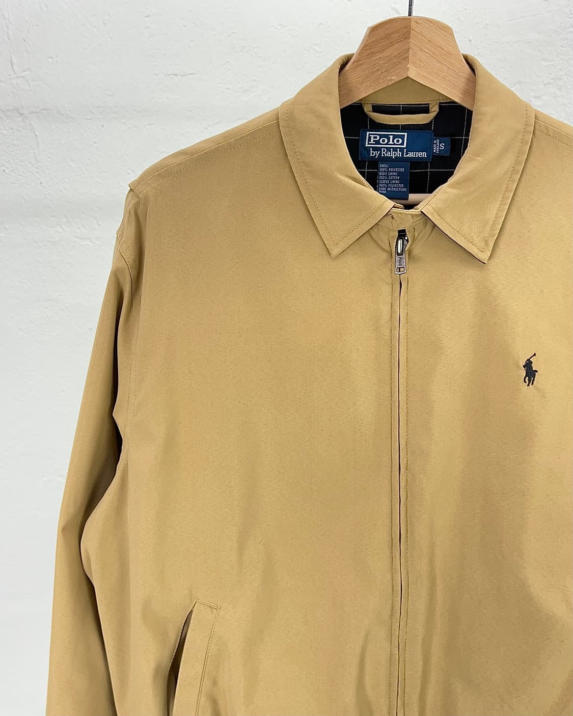 폴로 랄프로렌 베이지 폴리쉘 베이포트 해링턴 블루종 자켓 상품이미지2