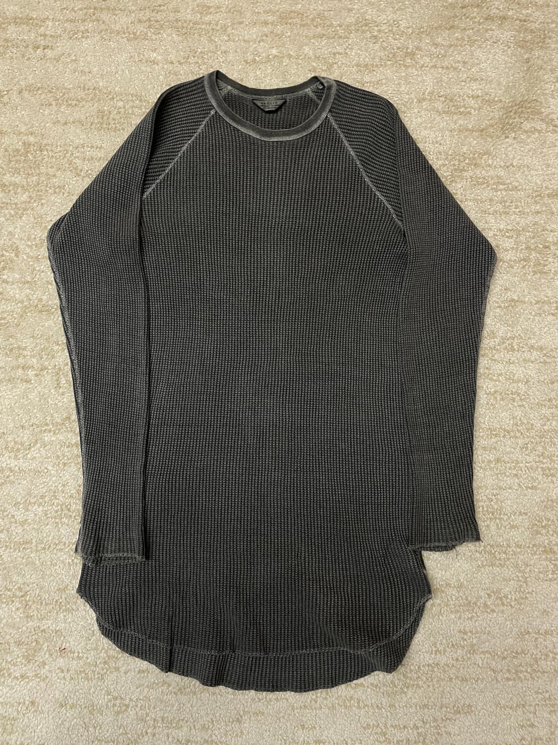 [2] 언유즈드 와플 니트 티셔츠 써멀 unused knit 상품이미지1