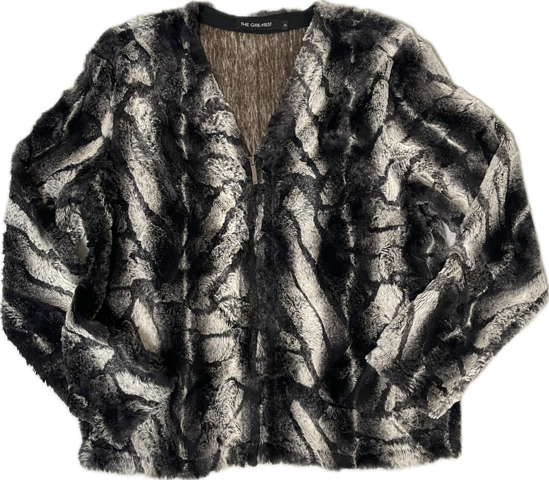 THE GREATEST 퍼 가디건 상품이미지1