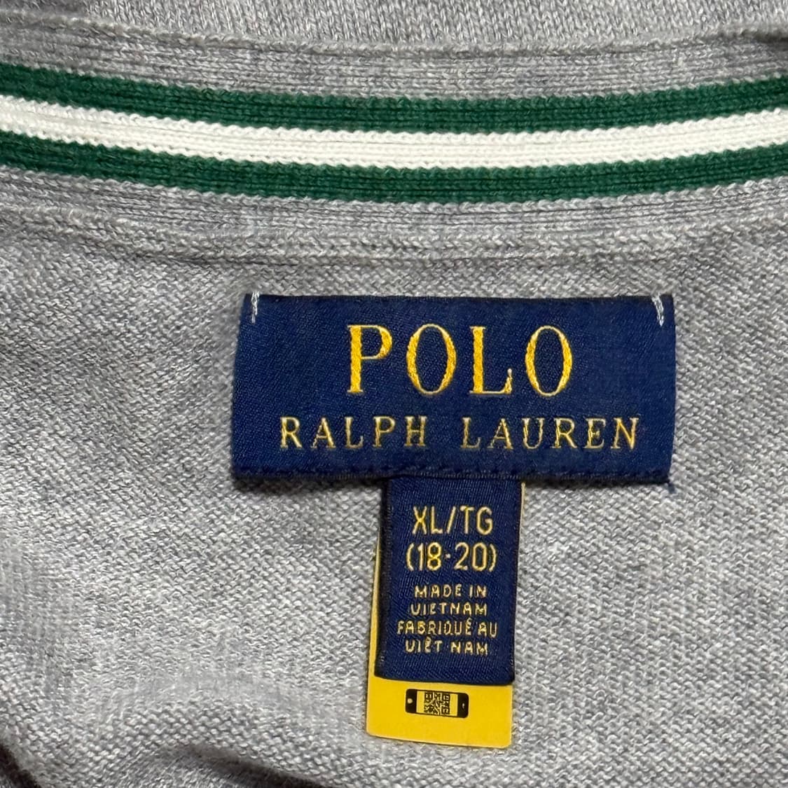 XL 폴로랄프로렌 여성용 그레이 브이넥 가디건 상품이미지4