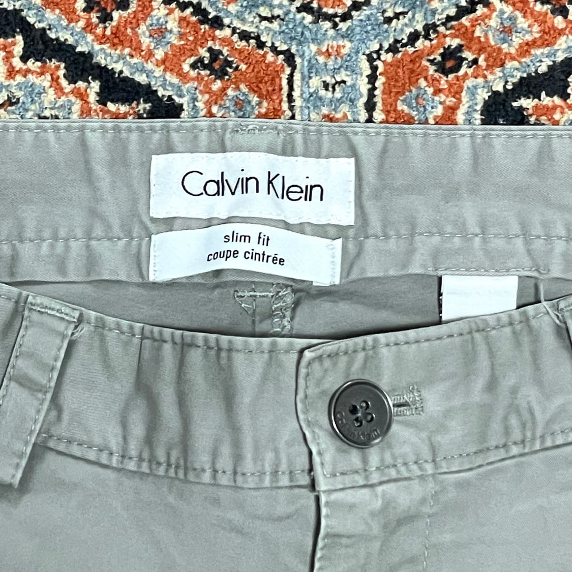  캘빈클라인 그레이 면바지 남성32/30  상품이미지3