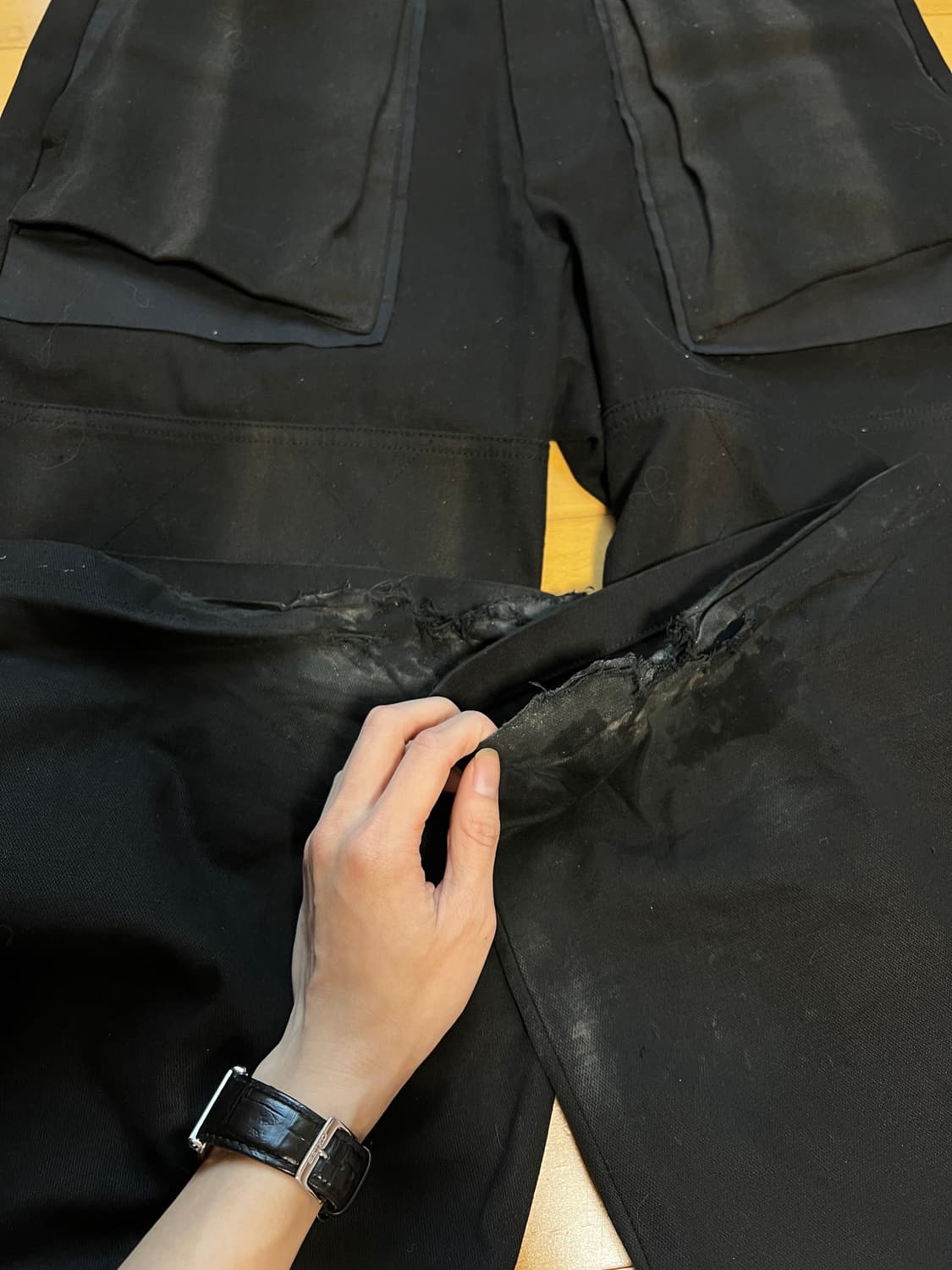 [M] Jiyongkim 24ss 더블니 팬츠 상품이미지3