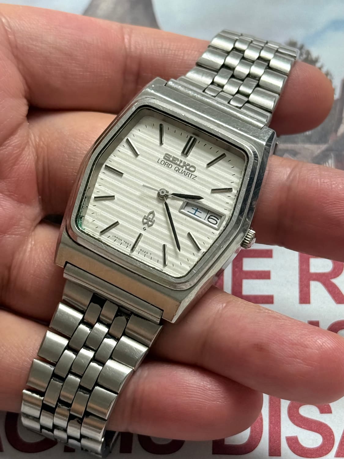 Seiko 세이코 Lord Quartz 옥타곤 데이 데이트1978 상품이미지5