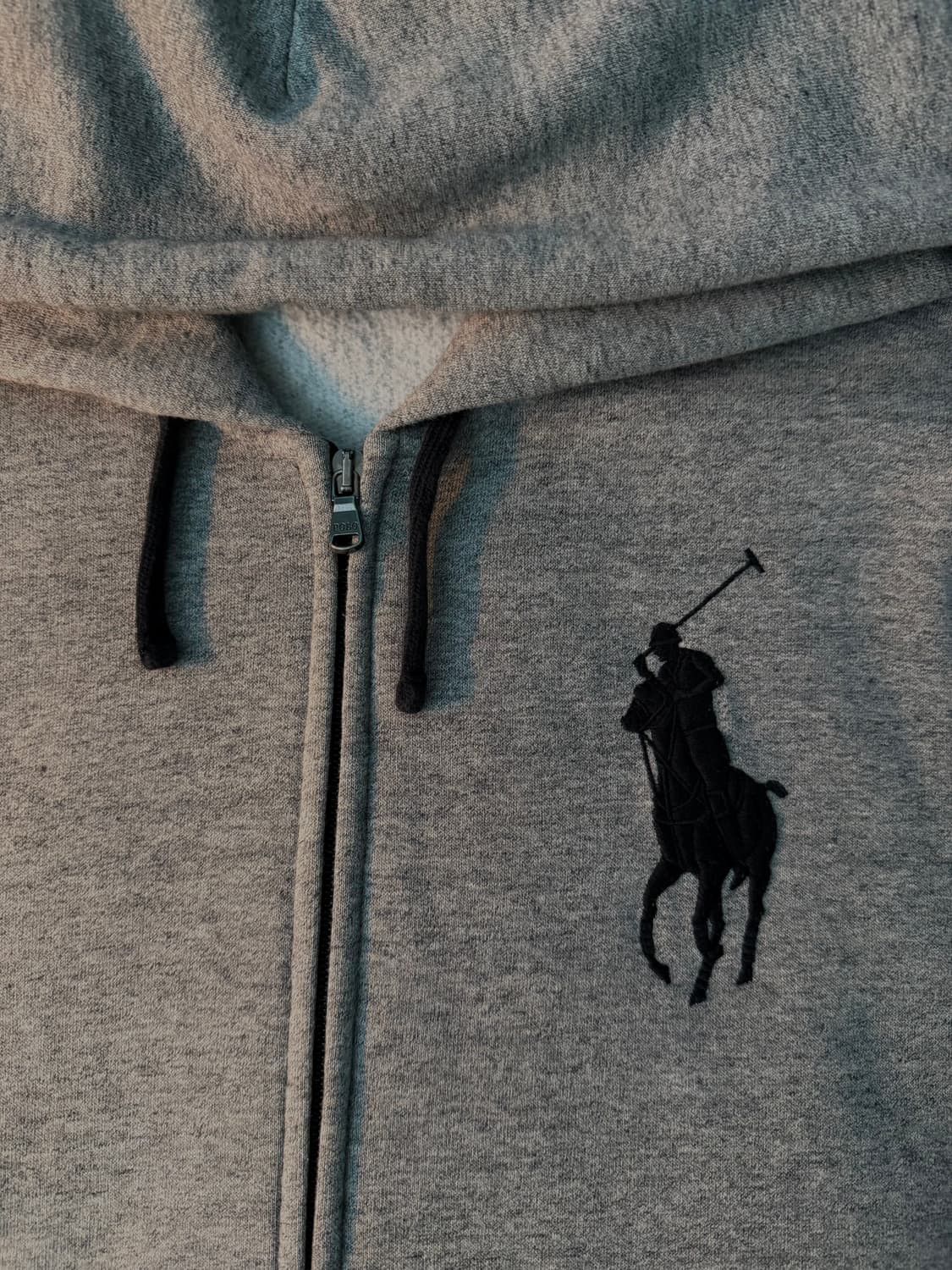 [새상품급] 폴로 랄프로렌 빅포니 레터링 그레이 후드집업 상품이미지2