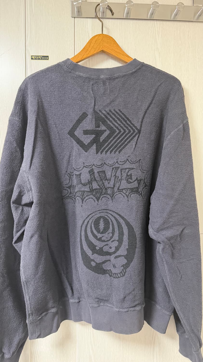 L ) 디네댓x그레이트풀데드 리버시블 맨투맨 상품이미지5