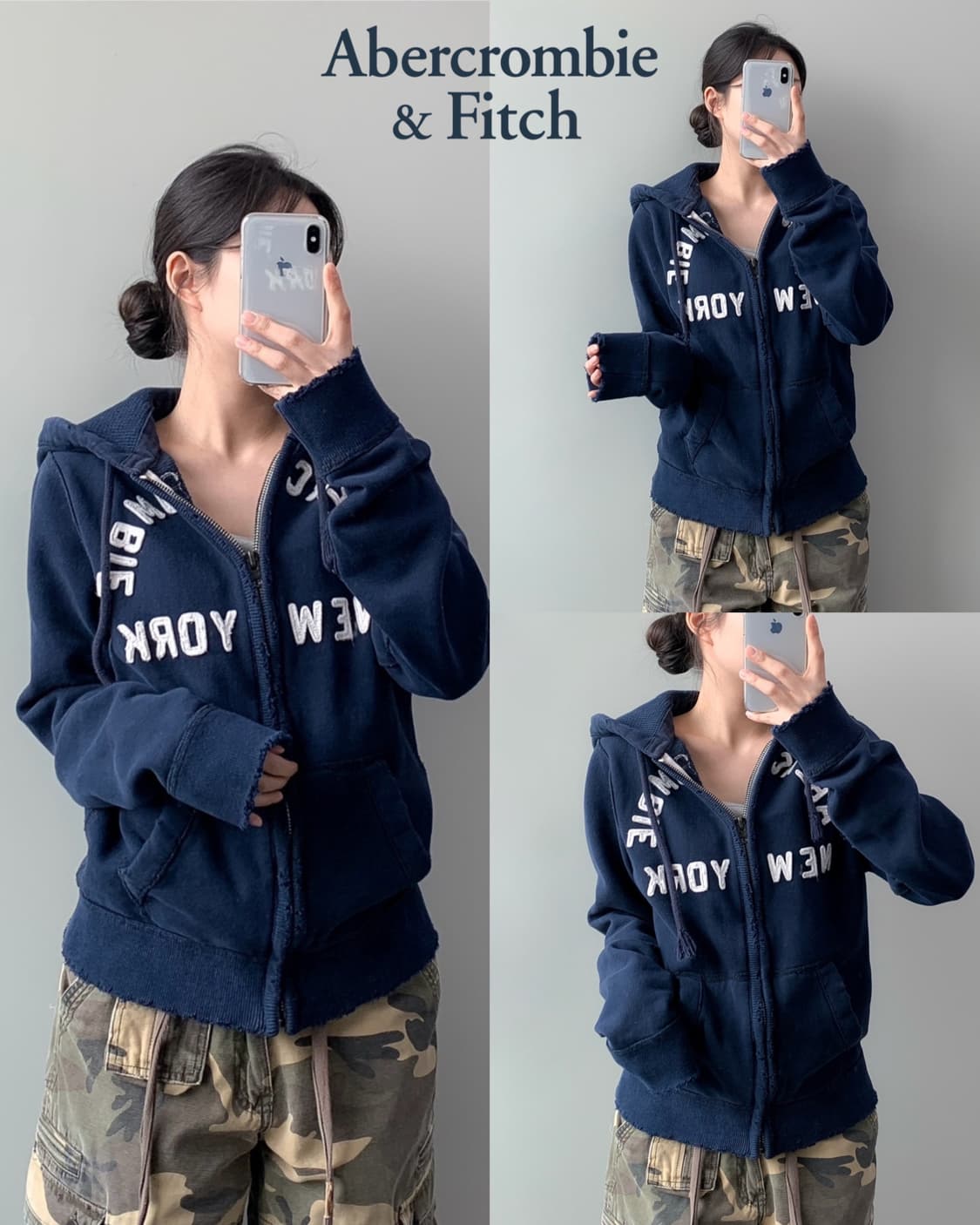 아베크롬비 후드집업 상품이미지1