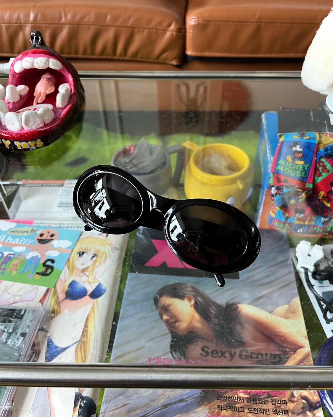 1990s Old GUCCI 2400 N/S Black Sunglass 상품이미지6