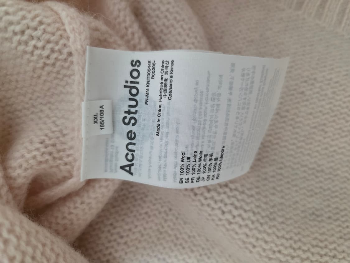 아크네스튜디오 핑크 모헤어 니트 xxl 상품이미지4