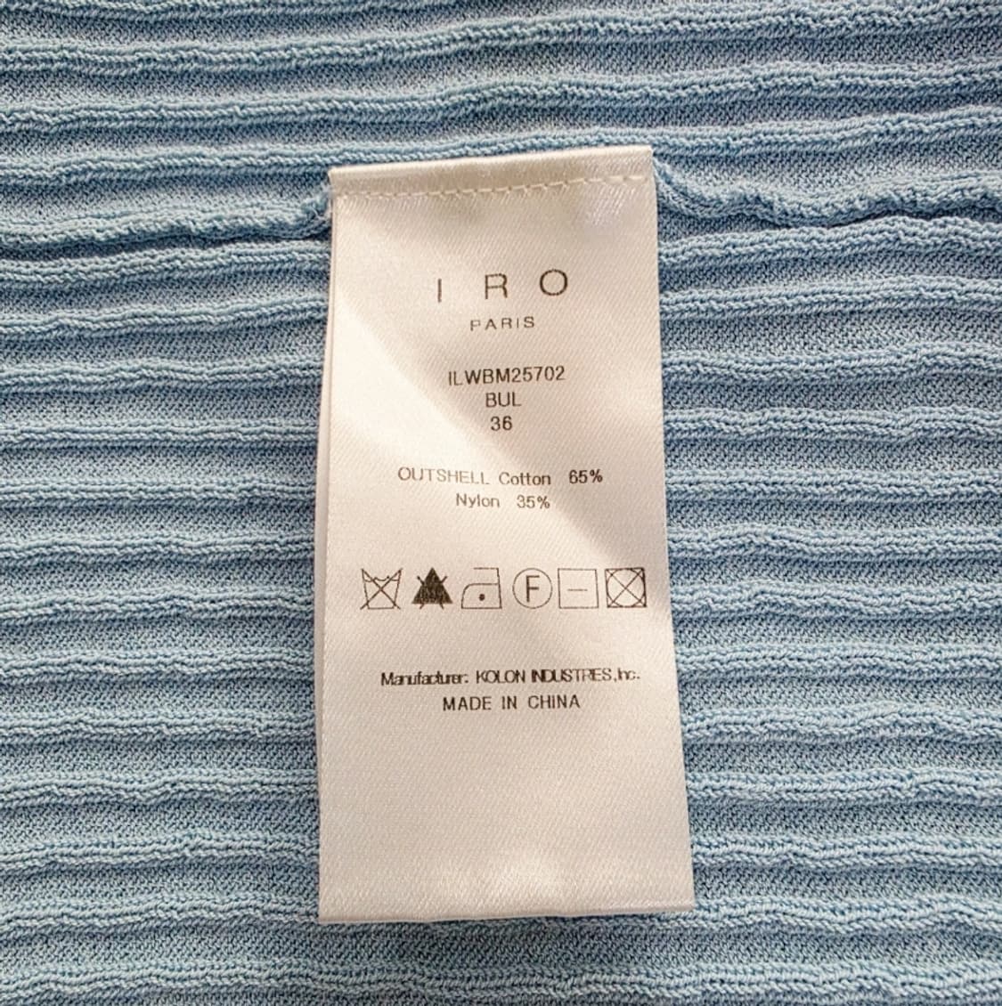 IRO 이로 PARIS 카라 골지 니트 ~55 상품이미지7