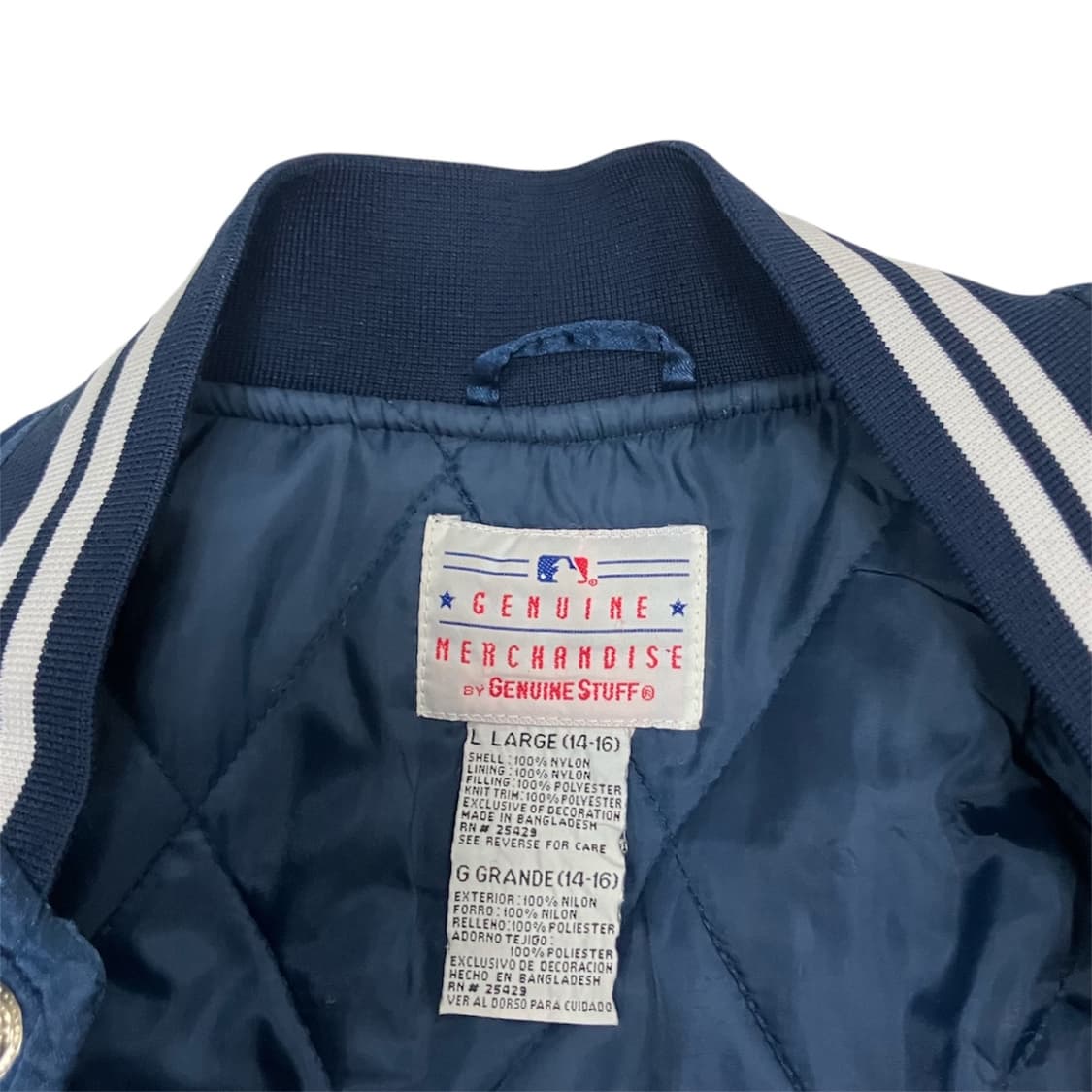 MLB 뉴욕 양키스 새틴 스타디움 봄버 자켓 XS 상품이미지5