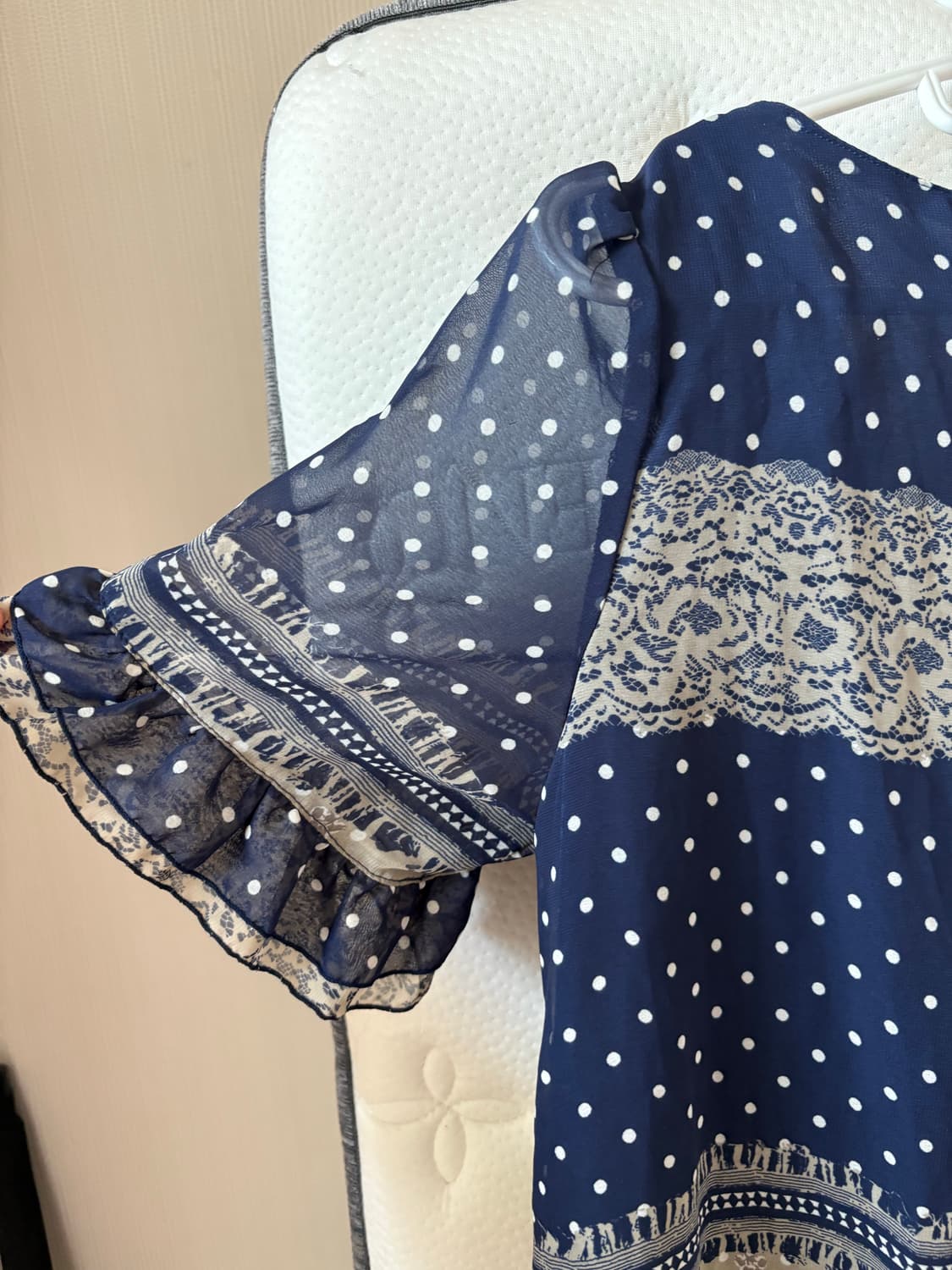 엑시즈팜 아일렛 대장 도트 반팔원피스 상품이미지4