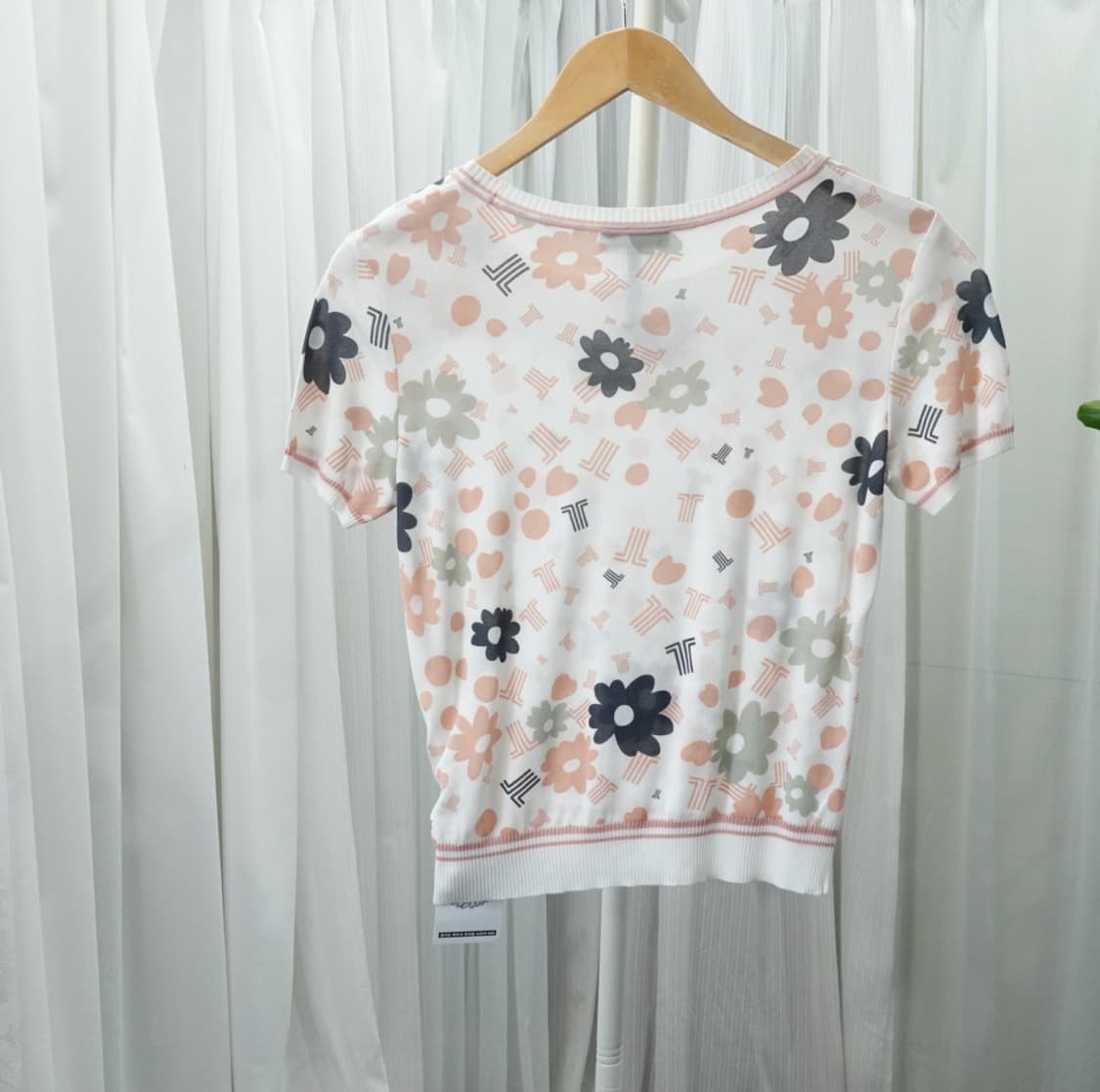 LANVIN 랑방 컬렉션 플라워 반팔 니트 2009 상품이미지2