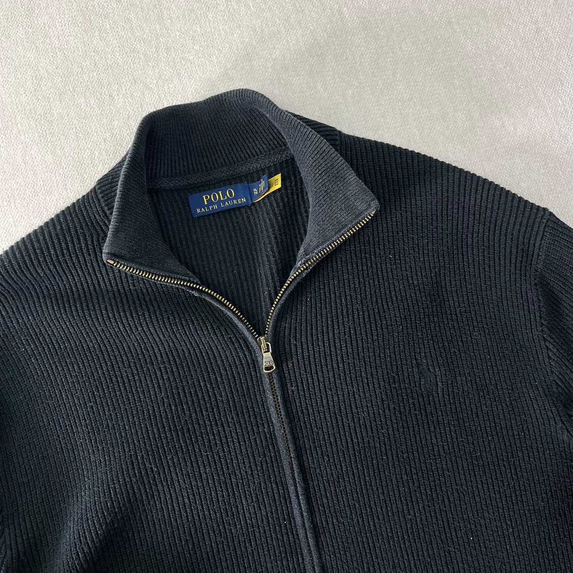 105 폴로랄프로렌 신형라벨 블랙포니 니트집업  상품이미지2