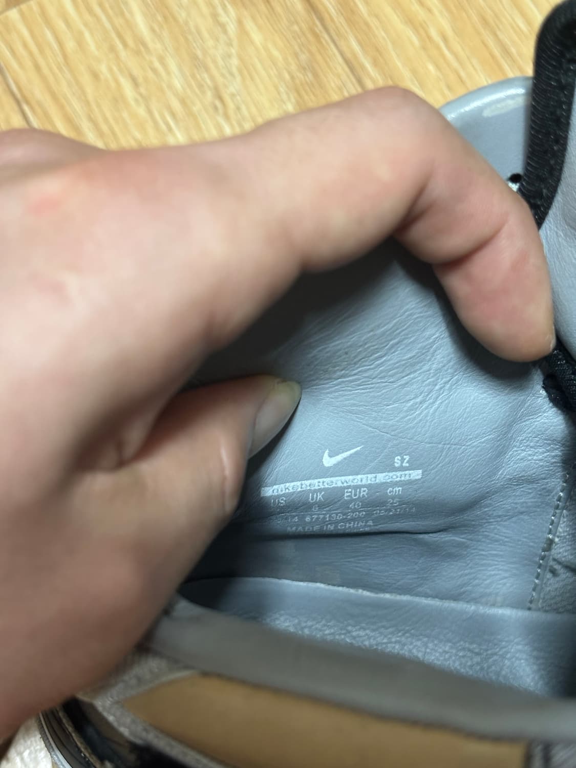 나이키 에어포스 x 리카르도 티시 미드 탄 상품이미지8