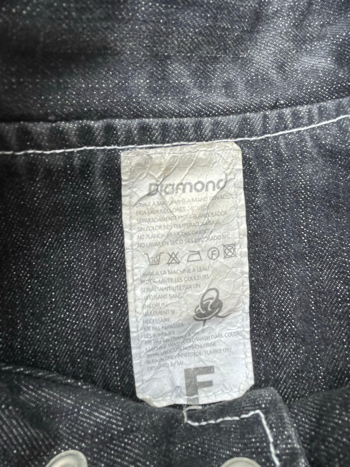 블랙 모토사이클 데님 자켓 상품이미지10