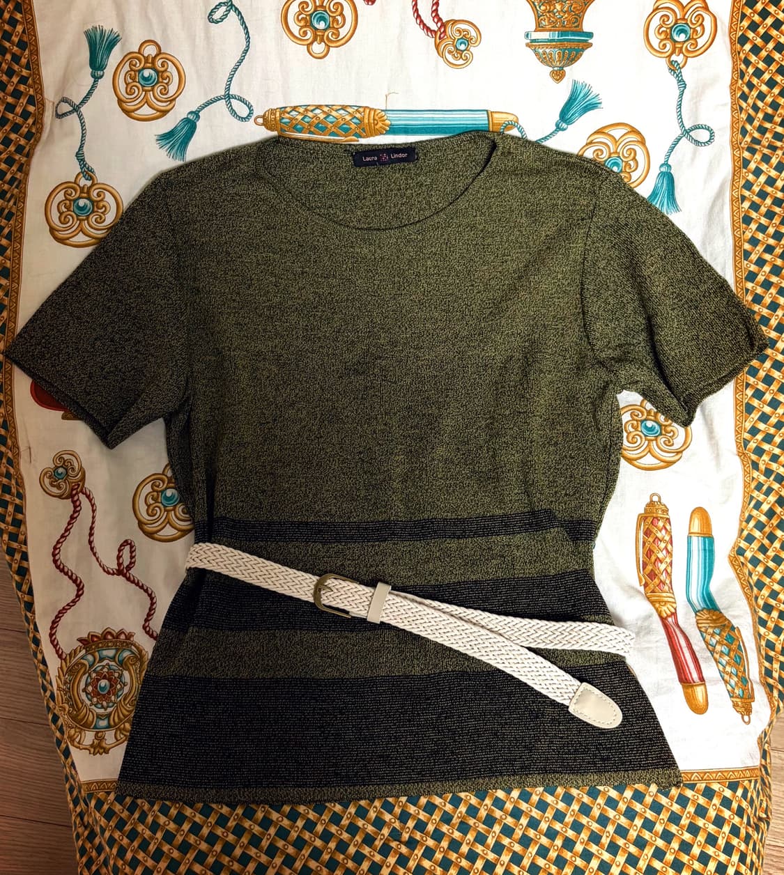 Vintage stripe forest knit 상품이미지4