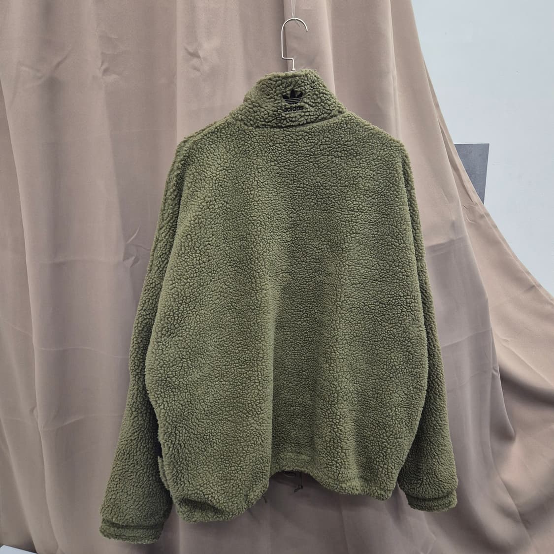 아디다스 빅 트레포일 쉐르파 자켓 XL 상품이미지4