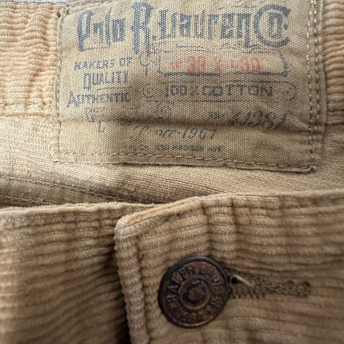 POLO RALPH LAUREN corduroy pants 상품이미지4