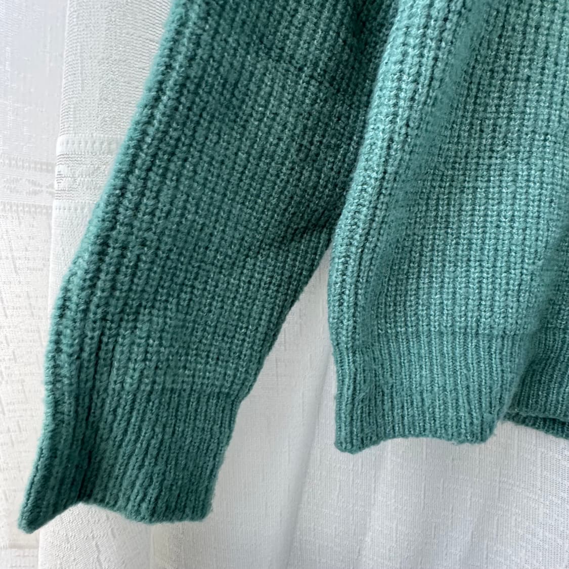 예쁜 낙낙핏 민트 니트 스웨터 프리 컨디션 굿 상품이미지9