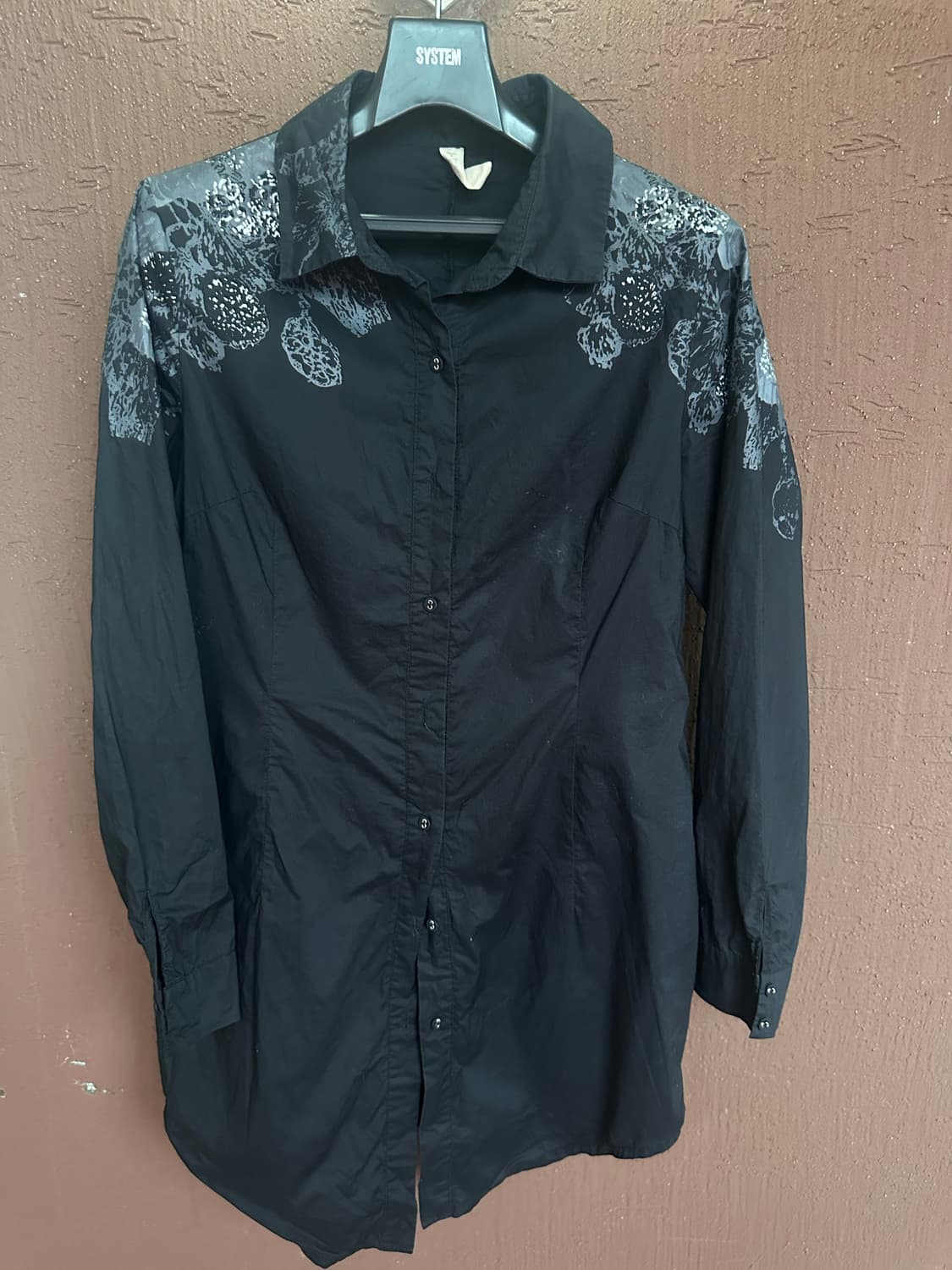 punk slim fit shirt 상품이미지3