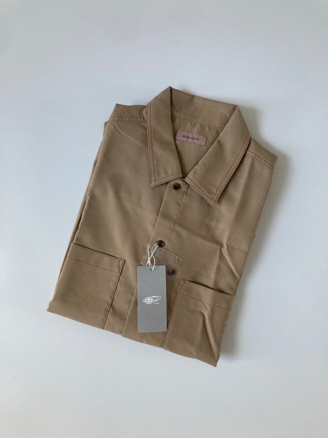 BEAMS LIGHTS  Shirt Beige 상품이미지9