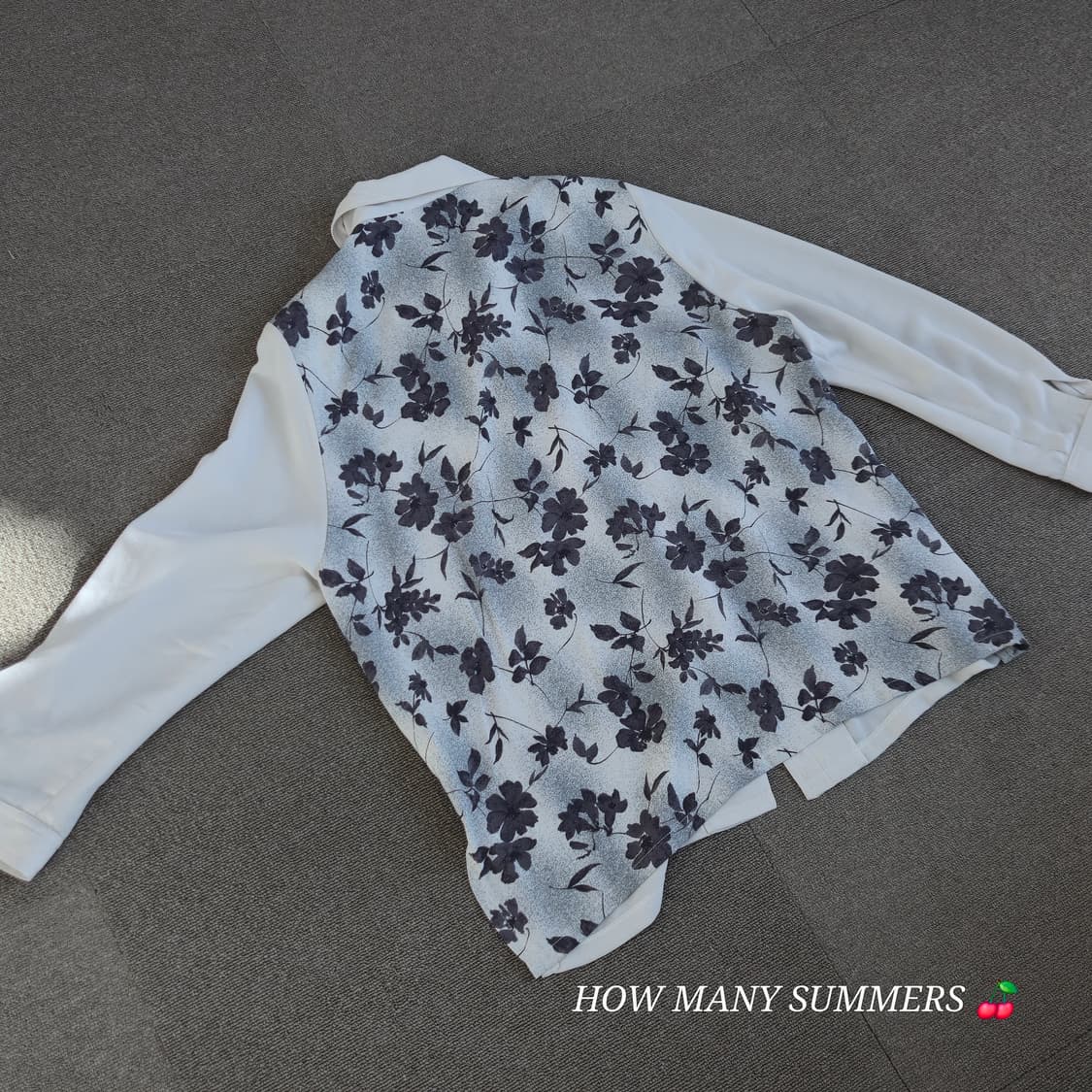 플라워 패턴 긴팔 블라우스 상품이미지7