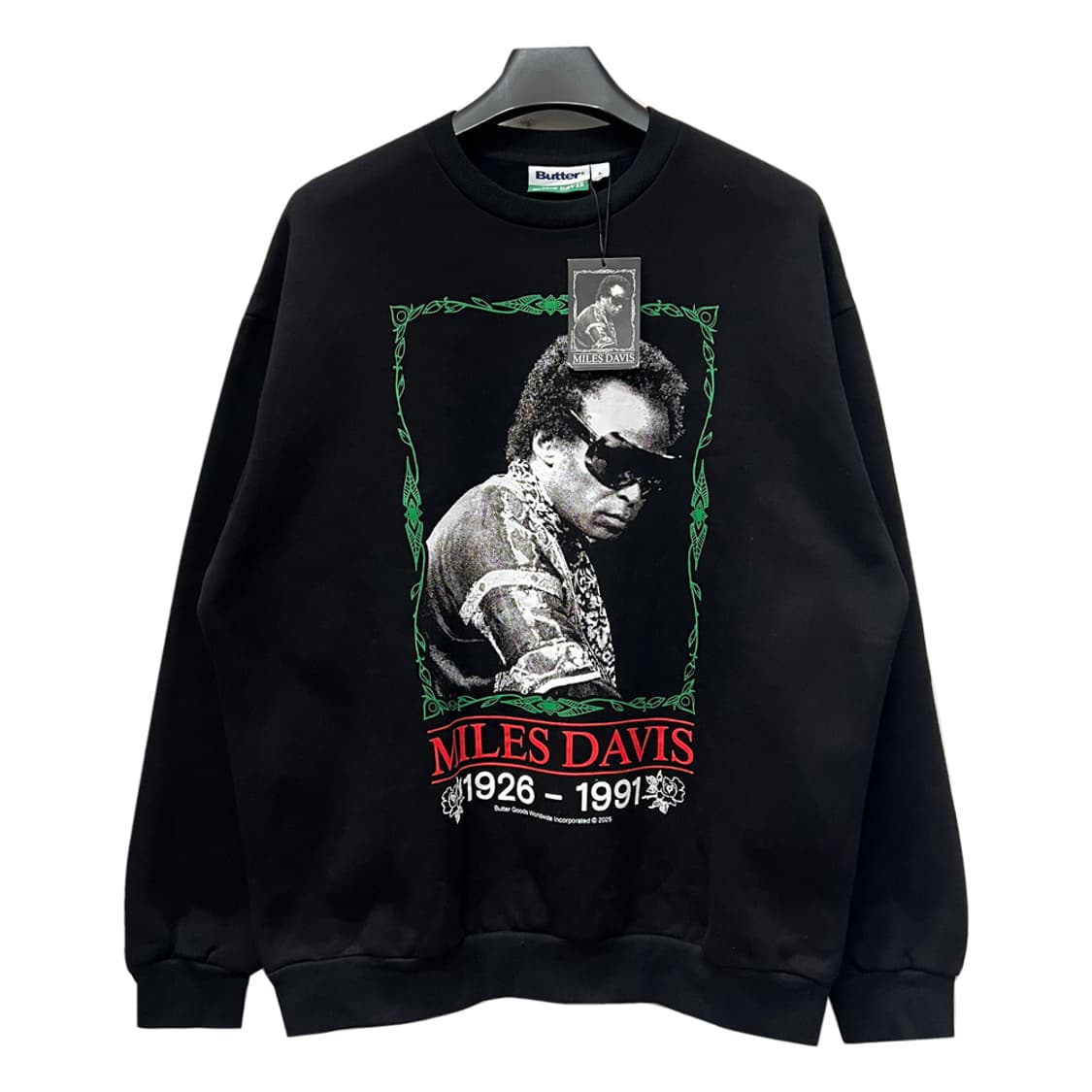 버터 굿즈 x 마일스 데이비스 데드스탁 맨투맨 L 상품이미지2