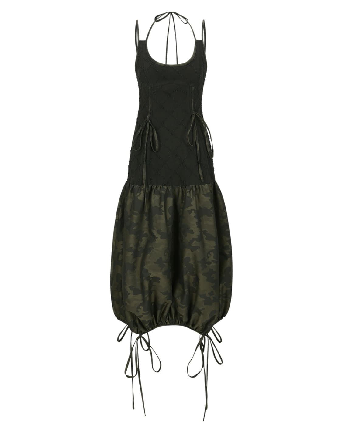 앤더슨벨 카모플라쥬 패러슈트 벌룬 드레스 andersson bell 상품이미지8