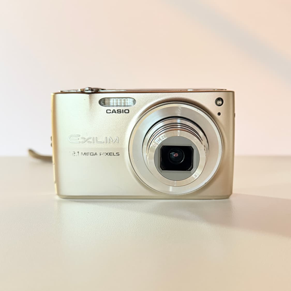 ✨태연 픽 ✨카시오 엑슬림 EX-Z400 골드 빈티지디카 상품이미지4