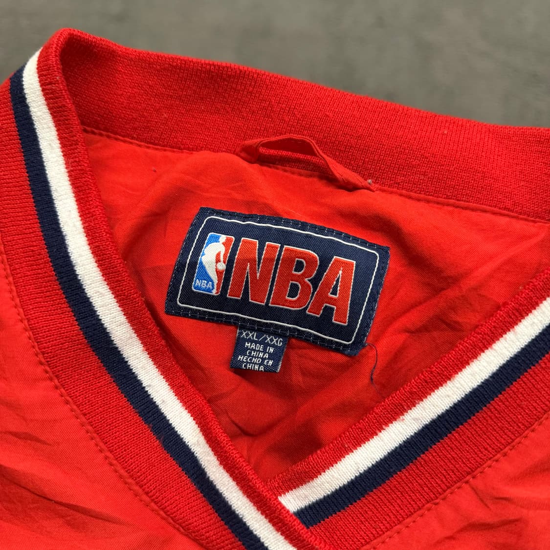 [ 정품/XXL ] NBA 디트로이트 피스톤즈 바람막이 웜업 상품이미지5