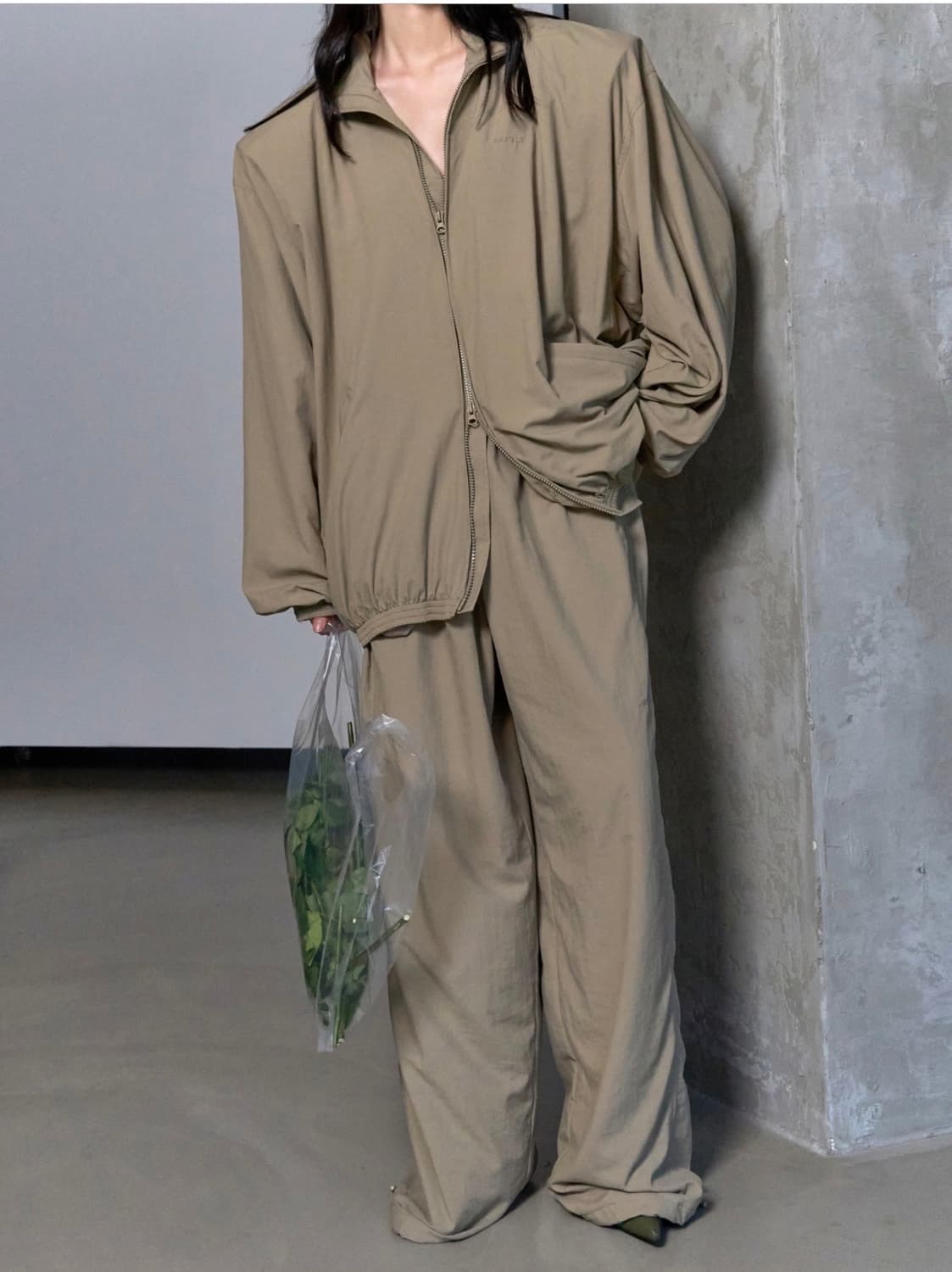 새상품) 랑거 langer 알파 오버 셋업 자켓 점퍼 바람막이 상품이미지6