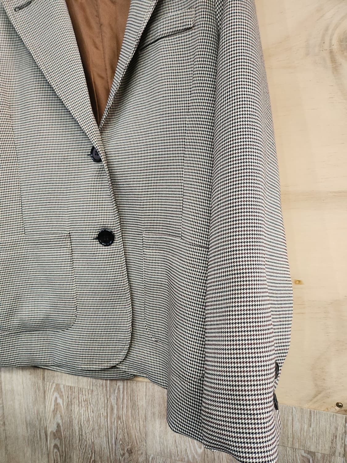 538) 체크 패턴 봄 자켓 상품이미지3