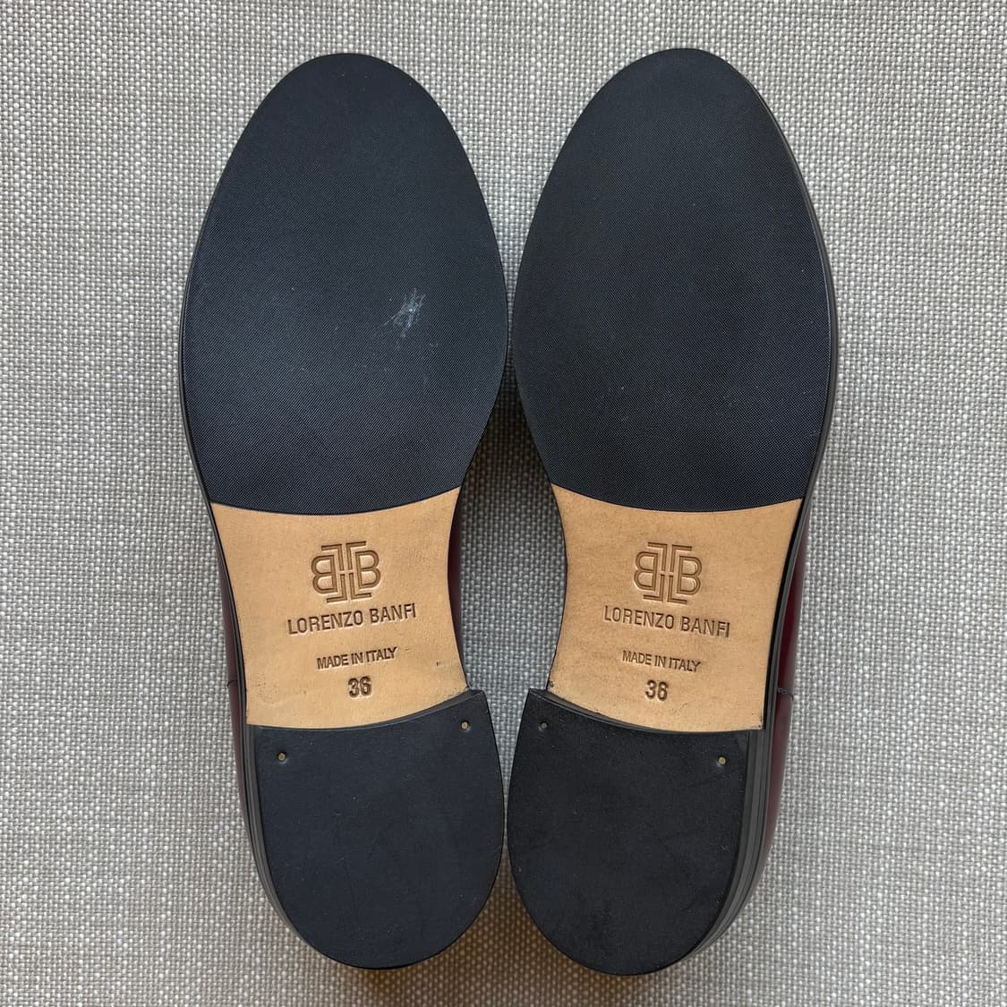 [36/230] LORENZO BANFI 33th 버건디 태슬 로퍼 상품이미지7