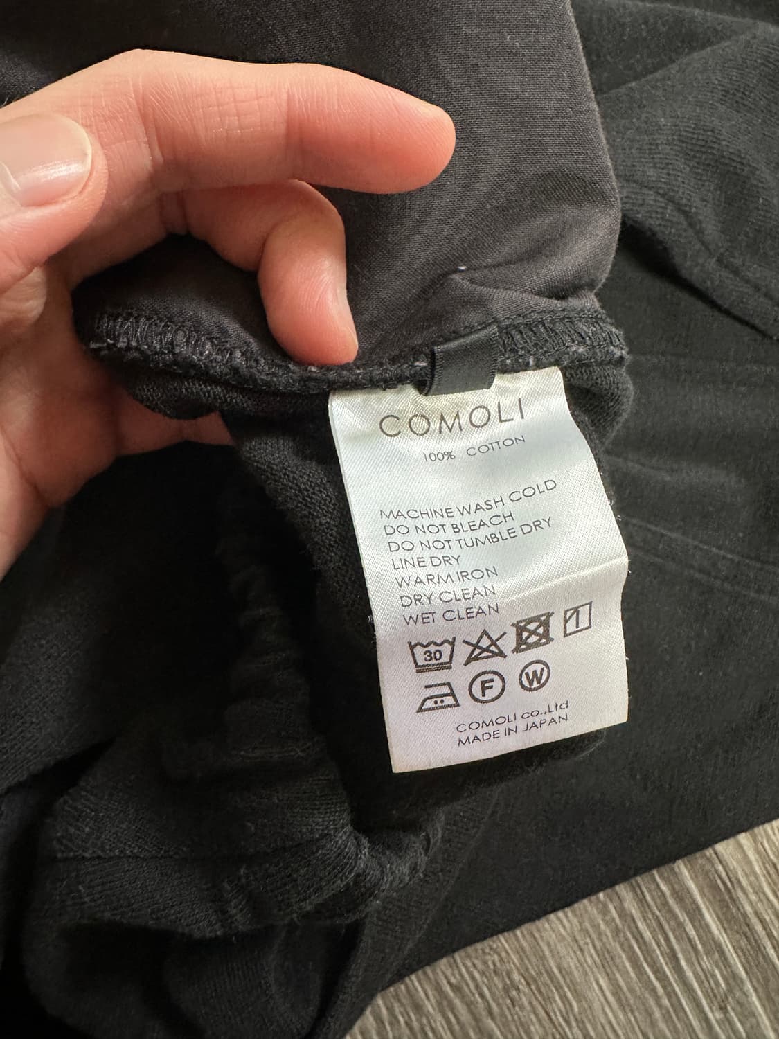 [2] 코모리 코튼 저지 니턱 팬츠 상품이미지4